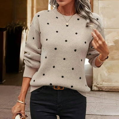 SYLVARAETH – POLKA DOT KNITTED SWEATER