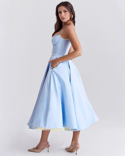 Ophira - Classy Corset Midi Dress