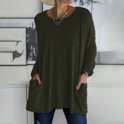Sabrina - Relaxed Pocket Knit Sweater