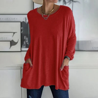 Sabrina - Relaxed Pocket Knit Sweater