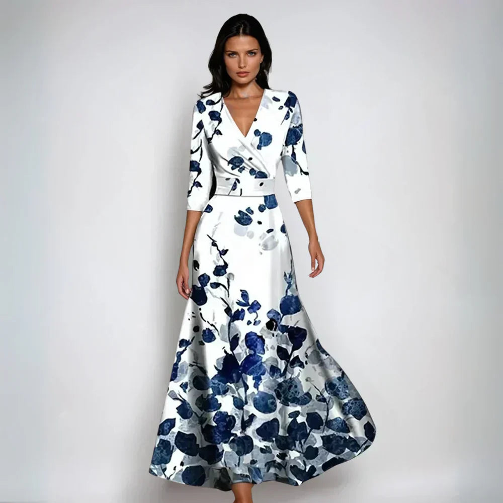 Julia™ | Floral Wrap Maxi Dress