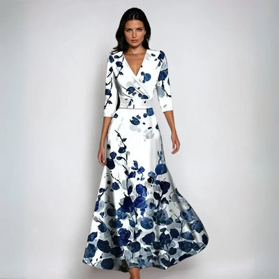 Julia™ | Floral Wrap Maxi Dress