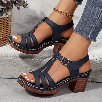 Tierra - Vintage Block Sandals