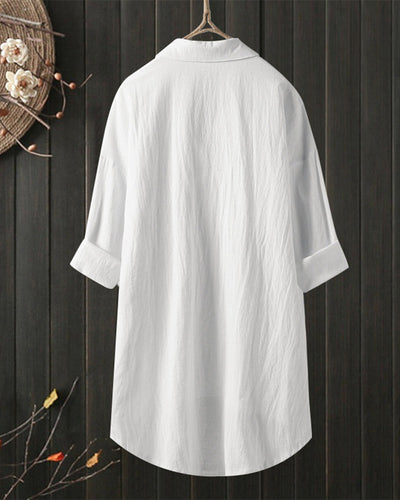 Olivia - Loose Comfy Solid Colour Blouse