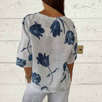 ZARIYA – PRINTED SPRING TUNIC FOR WOMEN