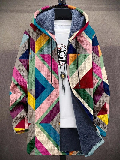 CYRENTHIA – STYLISH PRINTED CARDIGAN WITH ELEGANT DESIGN