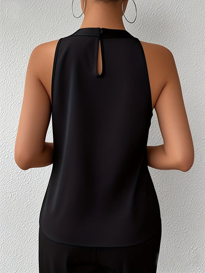 AMIYAH – SATIN HALTER BLOUSE