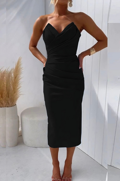 Galiene - Elegant Strapless Dress