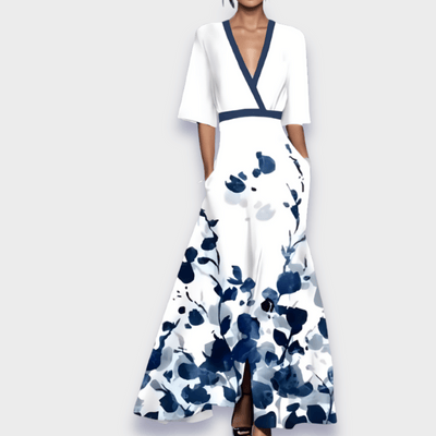 Julia™ | Floral Wrap Maxi Dress