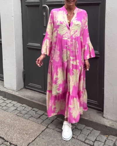 AZRIELLE – LONG FLORAL DRESS