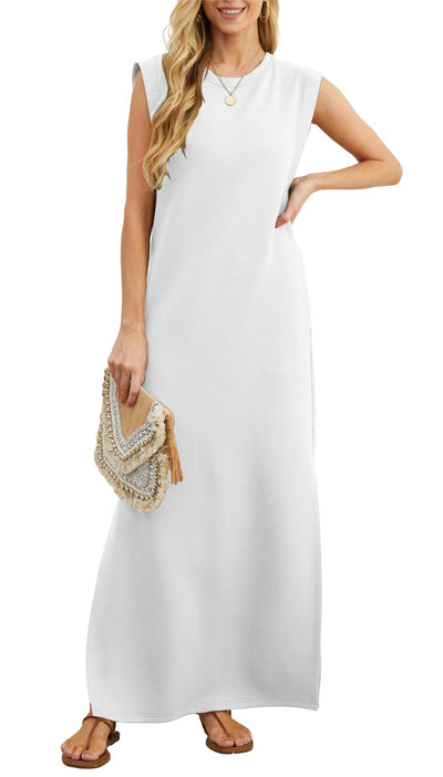 KAELIN – RELAXED FLOW SPLIT MAXI DRESS