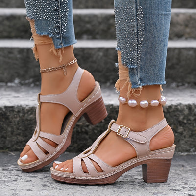 Tierra - Vintage Block Sandals