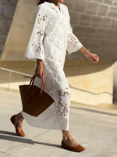 Grace - Modern Flowing Refined Lace Dress