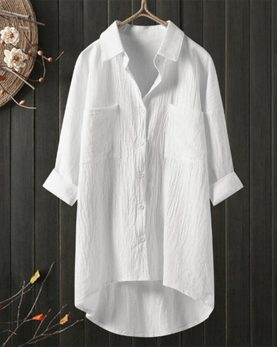 Olivia - Loose Comfy Solid Colour Blouse