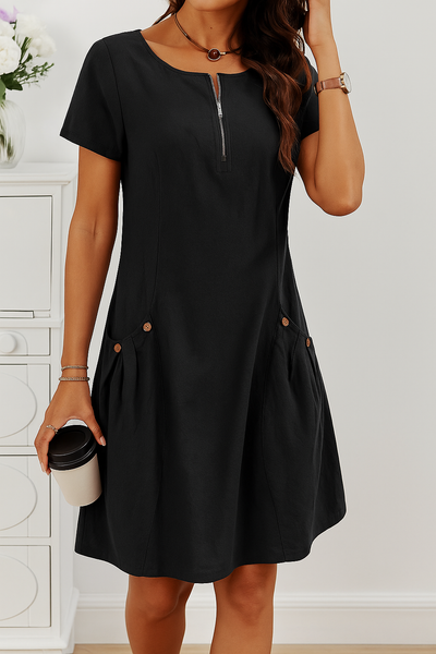 AVENCIA – ELEGANT DRESS WITH POCKETS