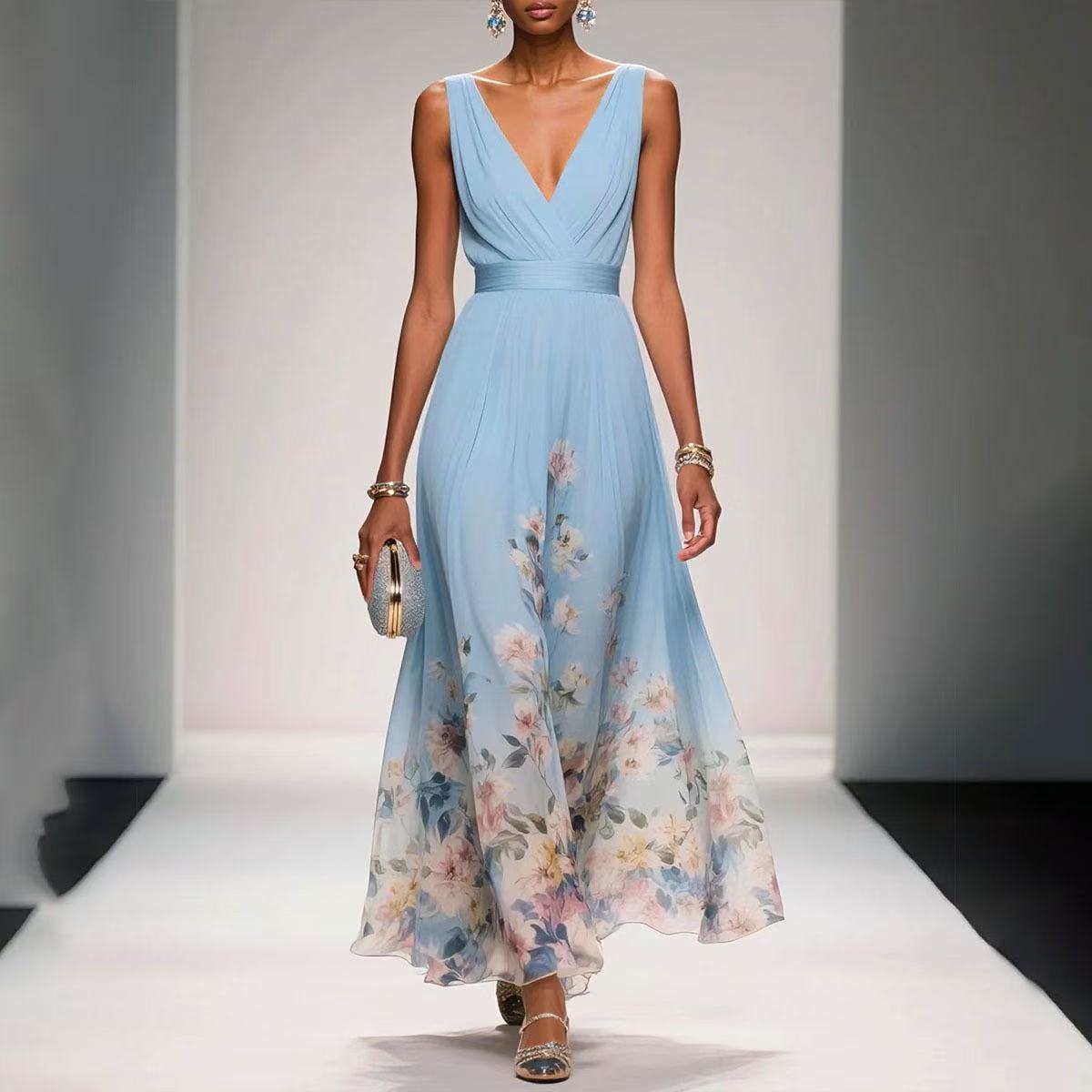 MIRELA – ELEGANT SUMMER DRESS