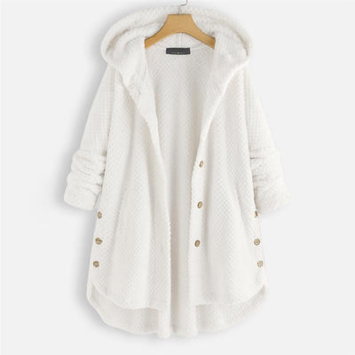 Serenovelle  – WINTER HOODED DOUBLE-FACED FLEECE COAT