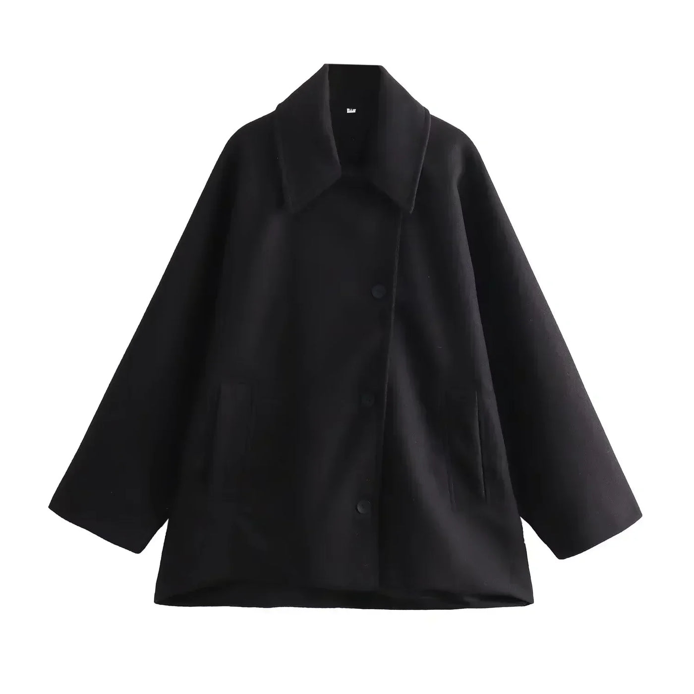 Elowen - Oversized Long Faux Wool Coat
