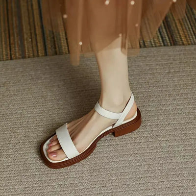 MIRELLE – ELEGANT LEATHER SANDALS