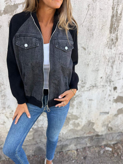Liora - Lightweight Cotton Zip-Up Jacket