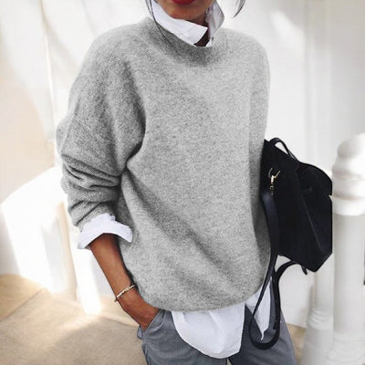 Serenity - Classic Black Knit Sweater