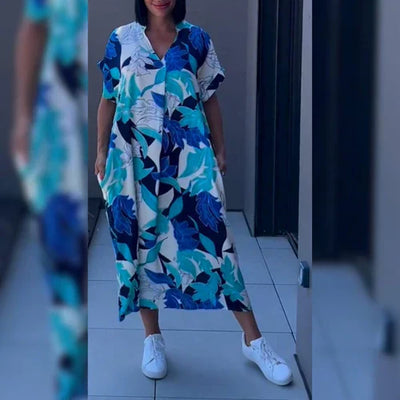 Elena – Elegant Floral Dress