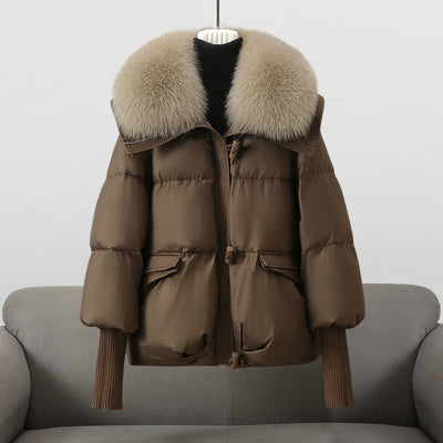 Aurora - Glam Jacket in Real Feather