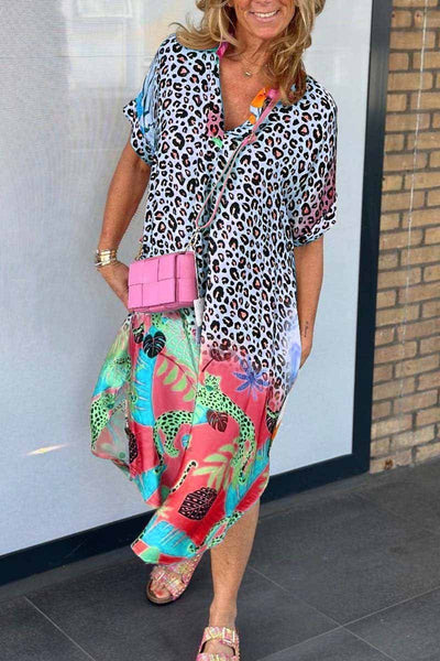 Amanda - Relaxed Leopard Dress