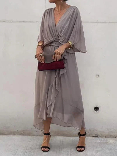 Ulani - V-Neck Flowy Dress