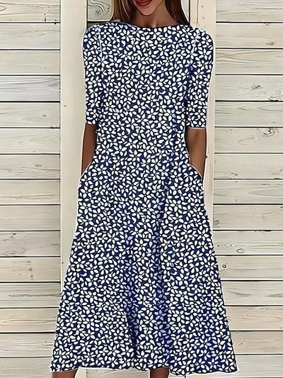 Sela – Coastal Floral Midi Dress